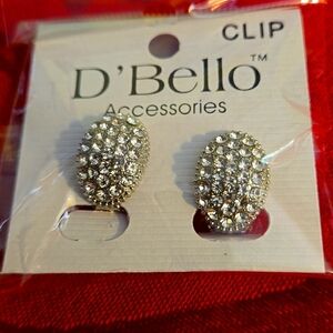 D’Bello Clip On Earrings _ Glam for less!